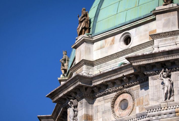 COMO- LA CATTEDRALE E LA CHIESA DI SAN FEDELE